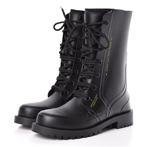 dior rubber boot|authentic christian dior boots.